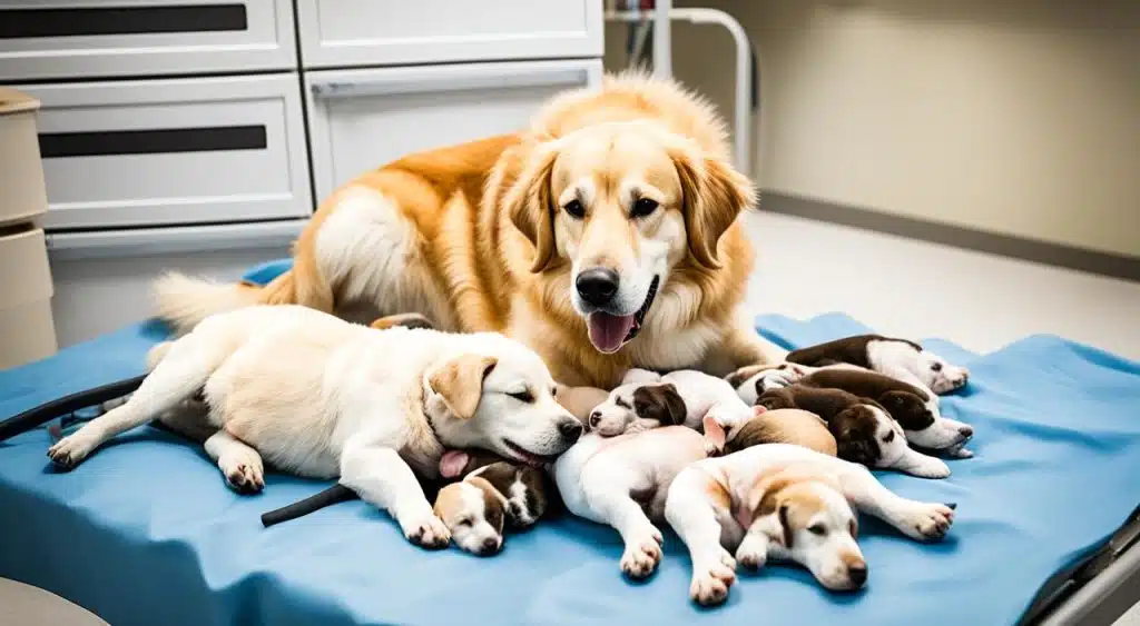 mise bas chez la chienne