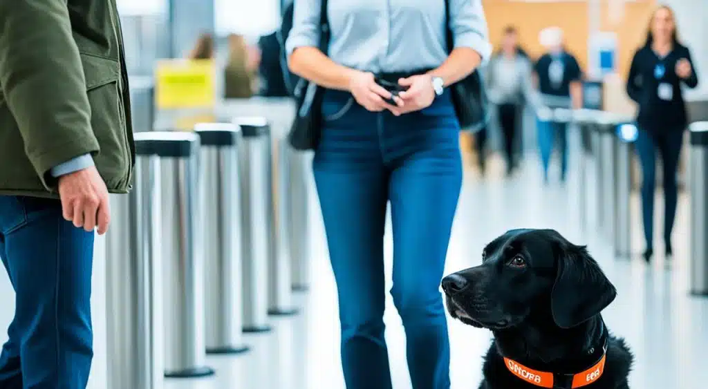 tromper un chien renifleur