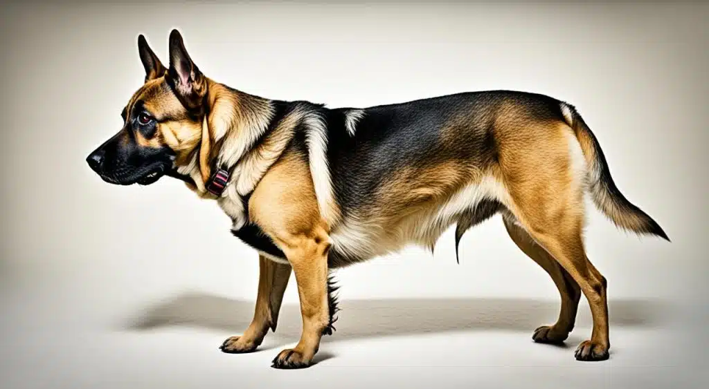 abdomen urgent chien