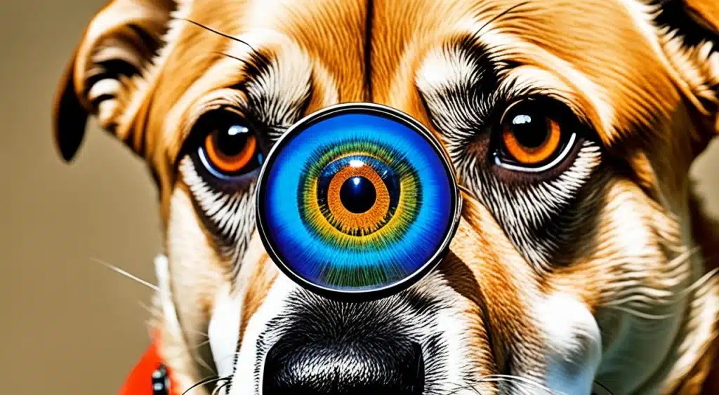 champ visuel du chien
