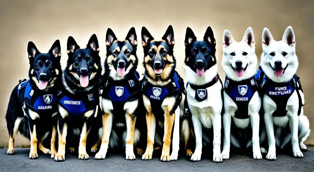 chiens de patrouille