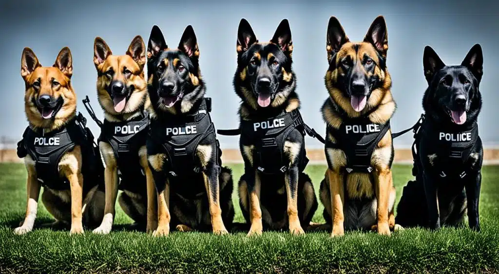 chiens militaires et policiers
