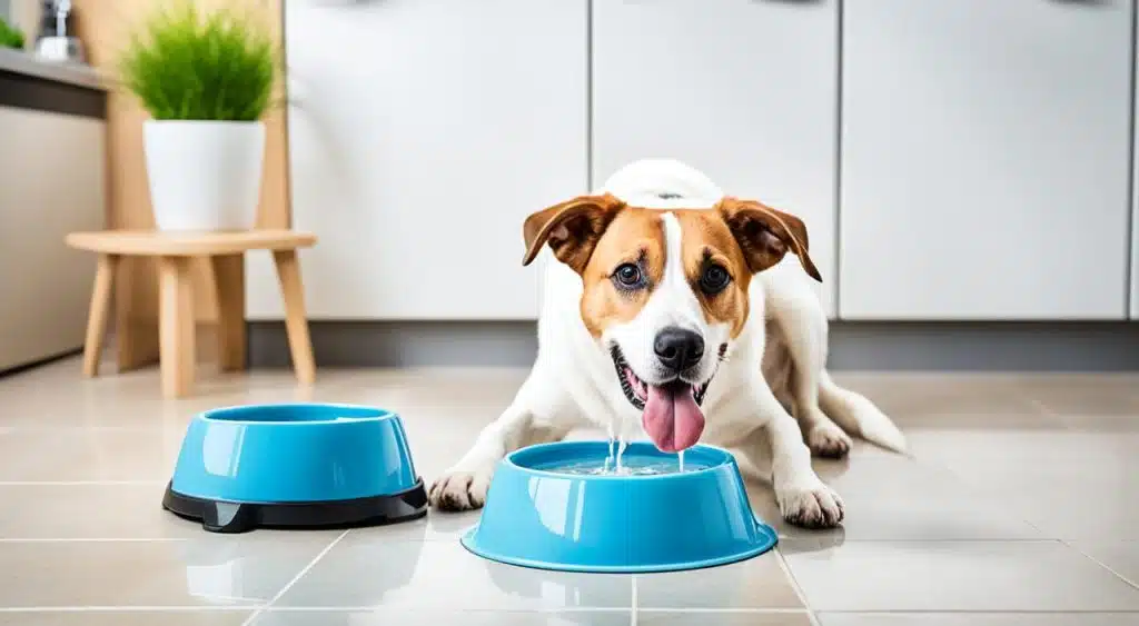 consommation d'eau du chien