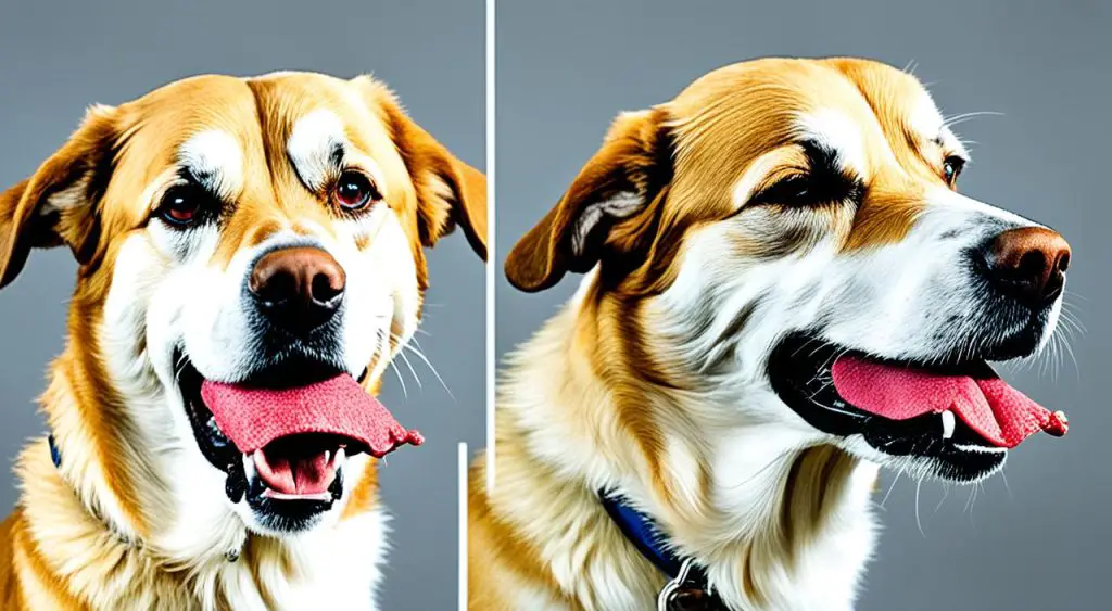 différence vomissements et régurgitations chien