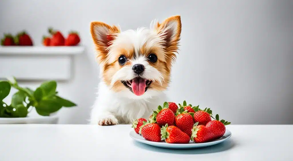 fraises pour chiens