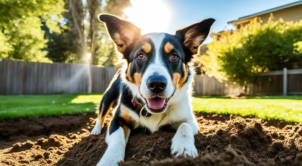 pourquoi les chiens grattent le sol