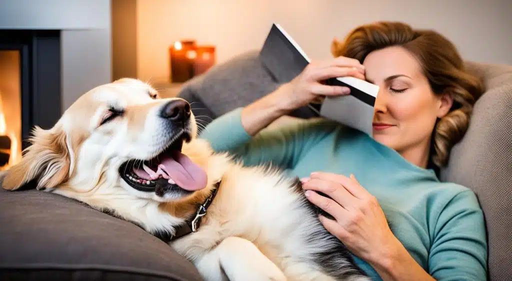 pourquoi mon chien pose sa tête sur moi