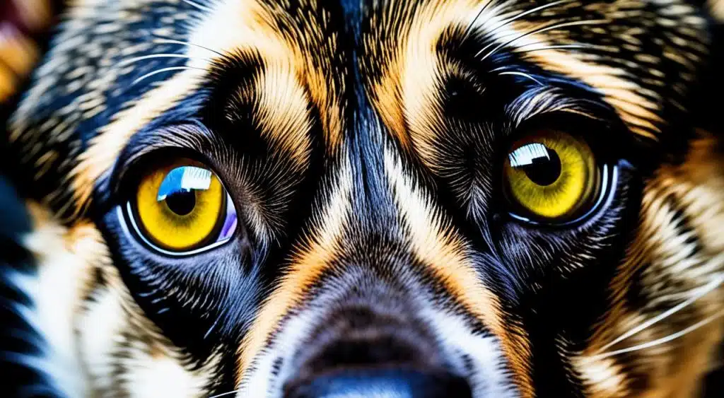 tapetum lucidum chez le chien