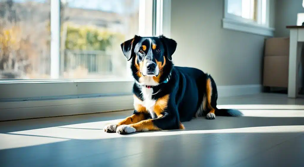 Signes de stress chez un chien qui supporte mal la solitude
