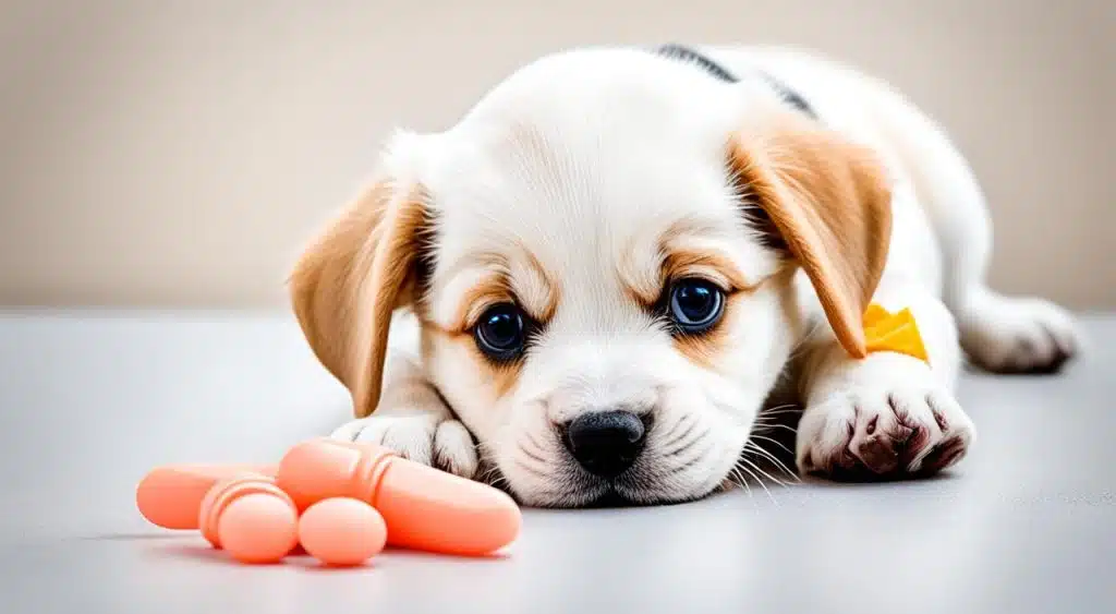 douleurs de la poussée dentaire chez les chiots