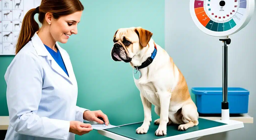 évaluation poids chien