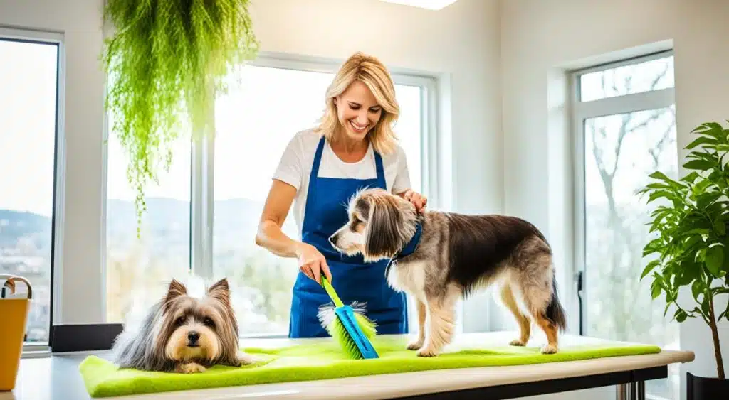 gérer la mue d'un chien