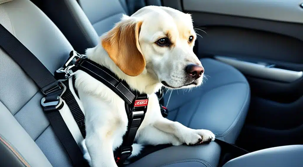 laisse et harnais de sécurité pour chien