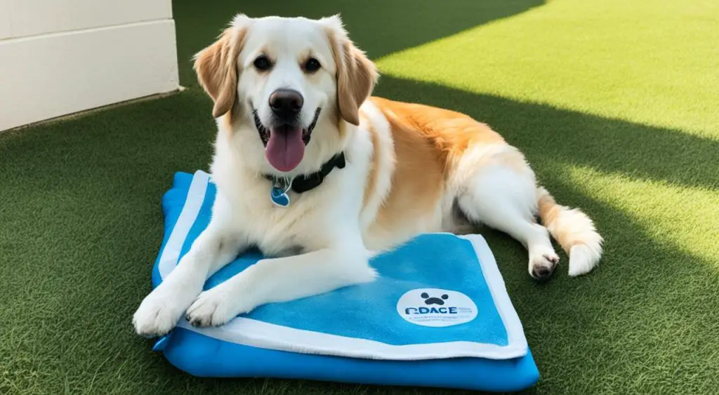 refroidir un chien surchauffé