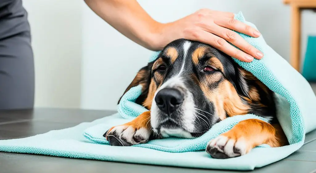 techniques pour calmer un chien qui halète
